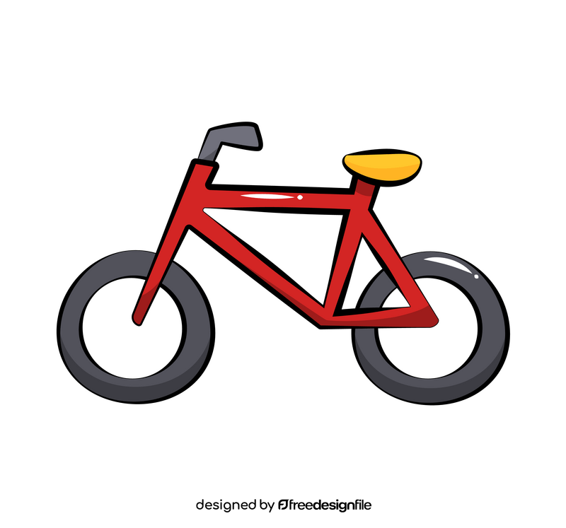 Bike cartoon clipart