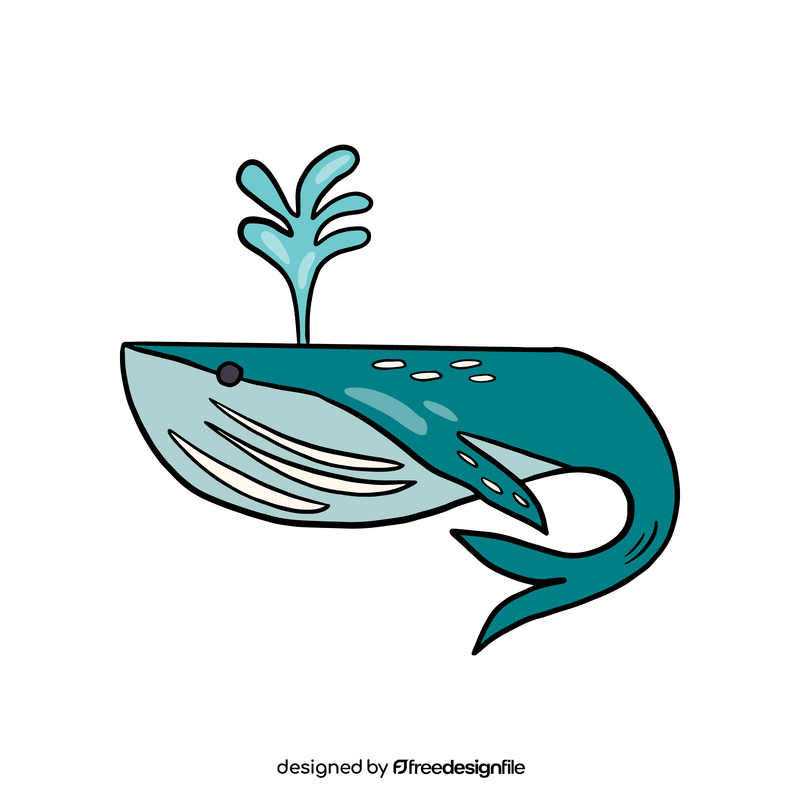 Whale cartoon clipart