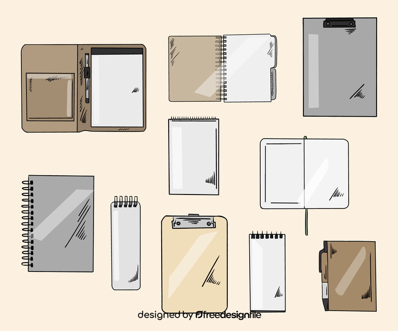 Notebooks vector