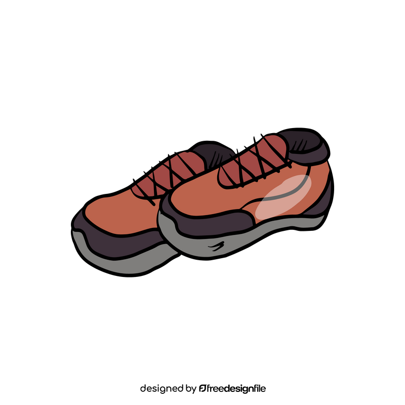 Cartoon sneakers clipart