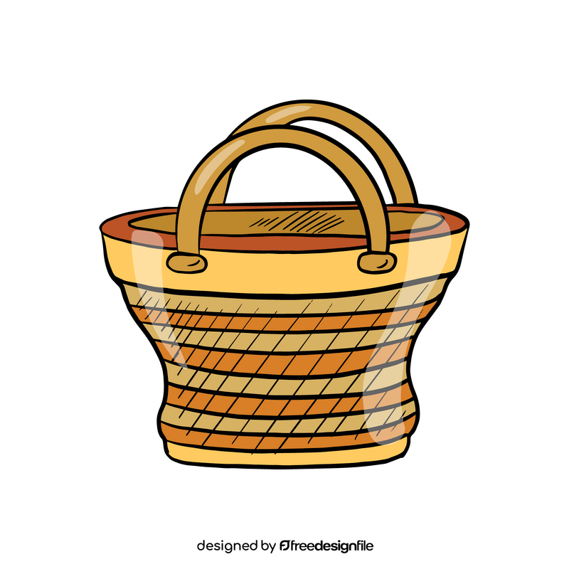 Beach bag clipart