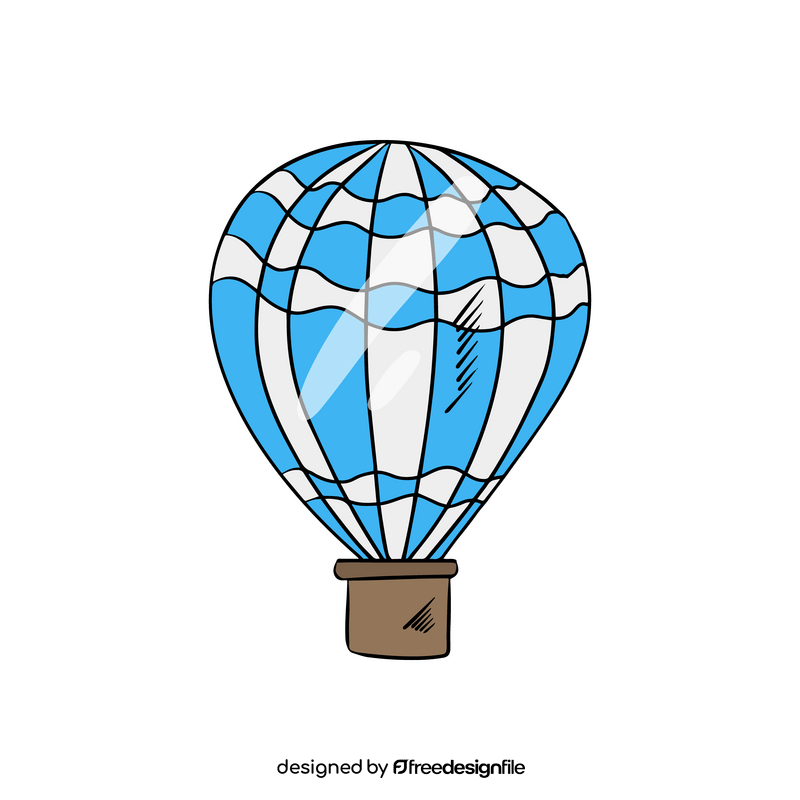 Aerostat hot air balloon clipart free download