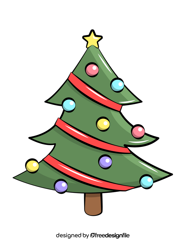 Christmas tree clipart