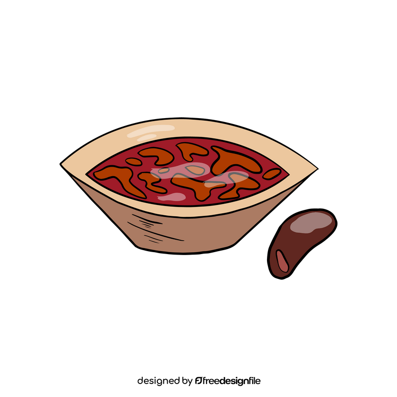 Mexican soup clipart