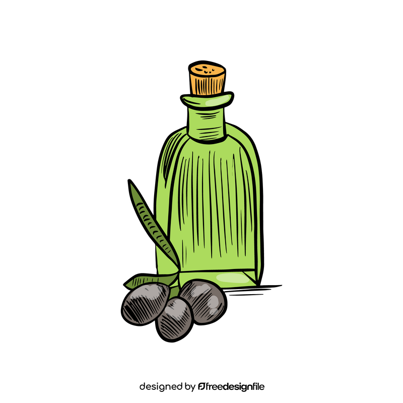 Olive oil clipart