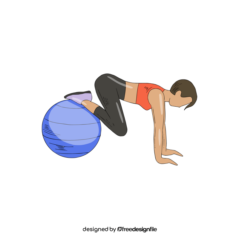 Ball Rhythmic Gymnastics drawing clipart