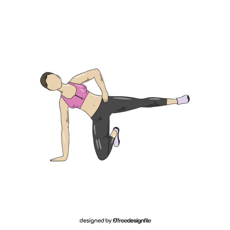 Free girl gymnastics clipart