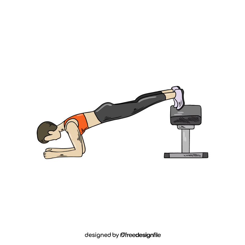 Free boy training clipart