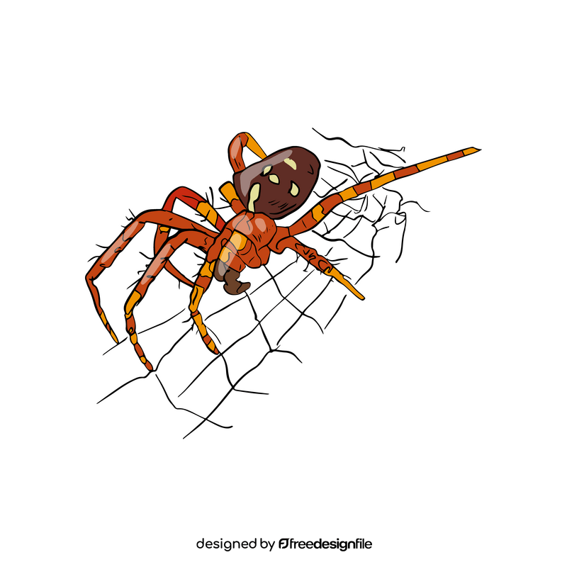 Spider cartoon clipart