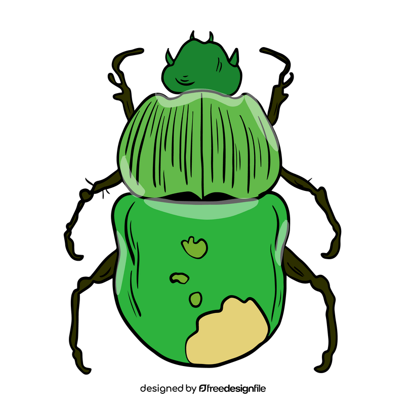 Green bug clipart