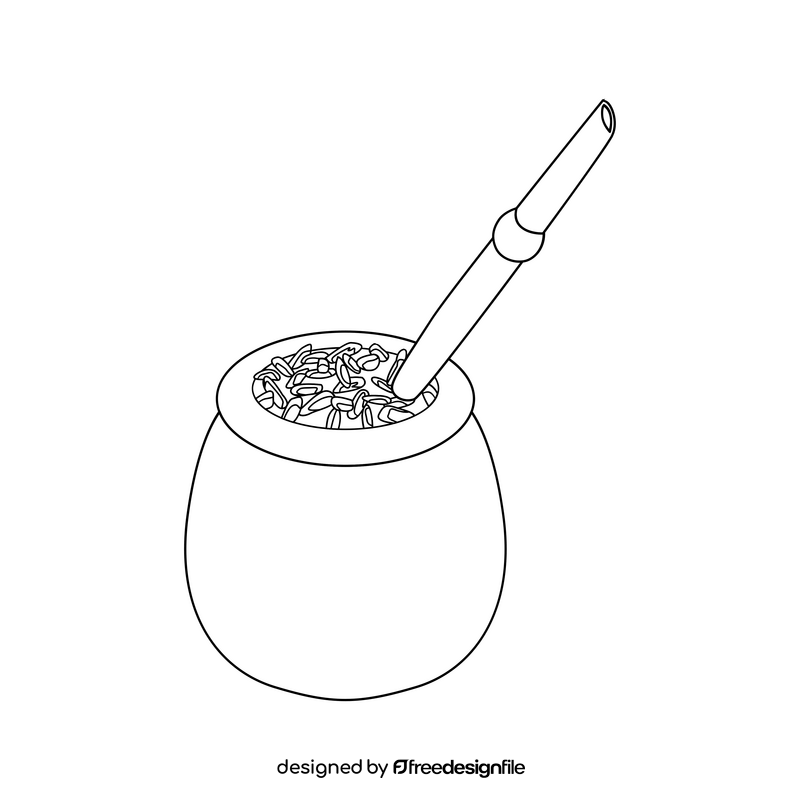 Mate black and white clipart