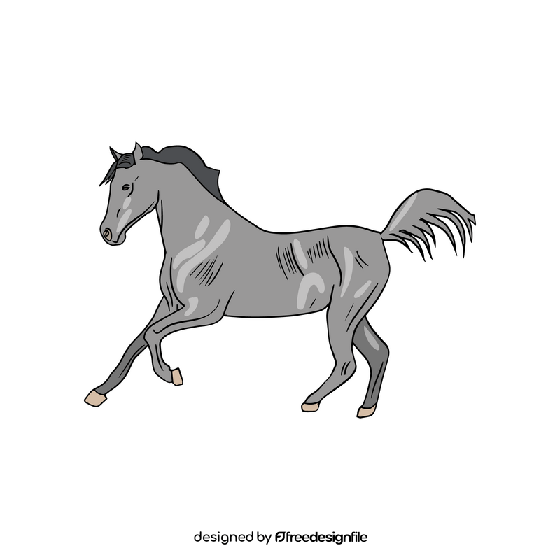 Cute horse clipart