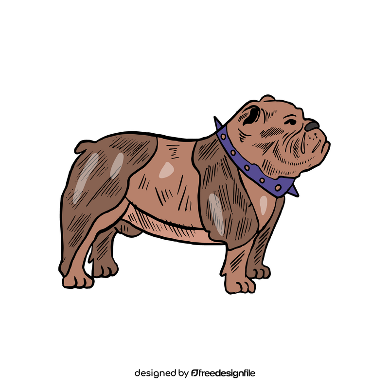 Boxer dog clipart