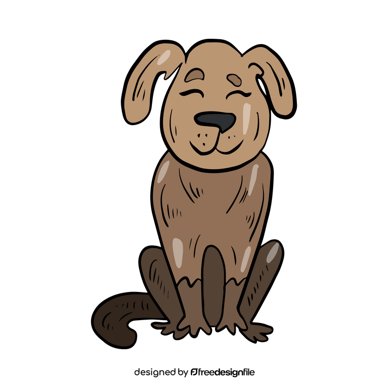 Dog animal cartoon clipart