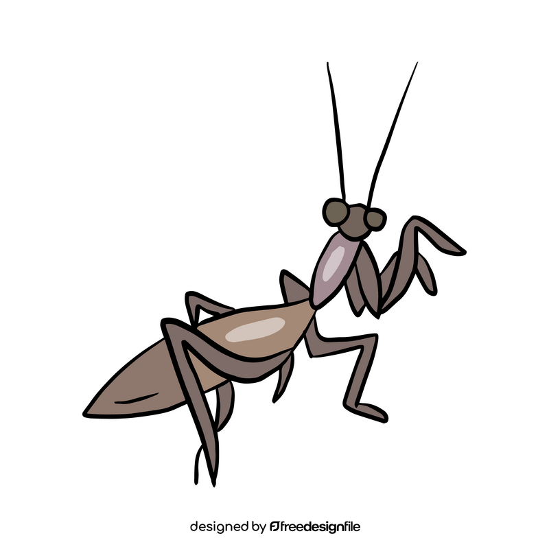 Free mantis drawing clipart