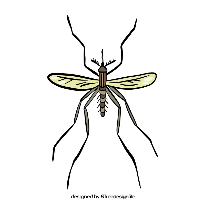 Cartoon mosquito clipart