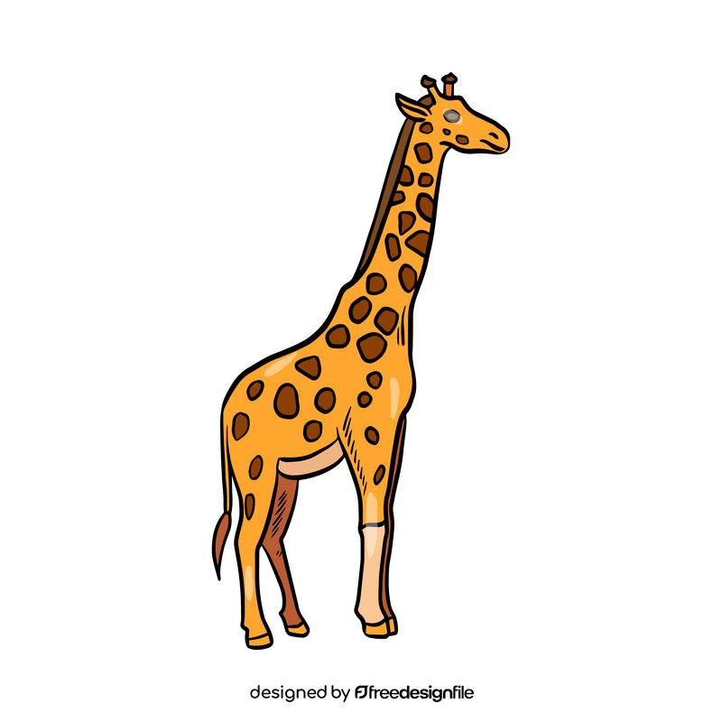 Free giraffe clipart