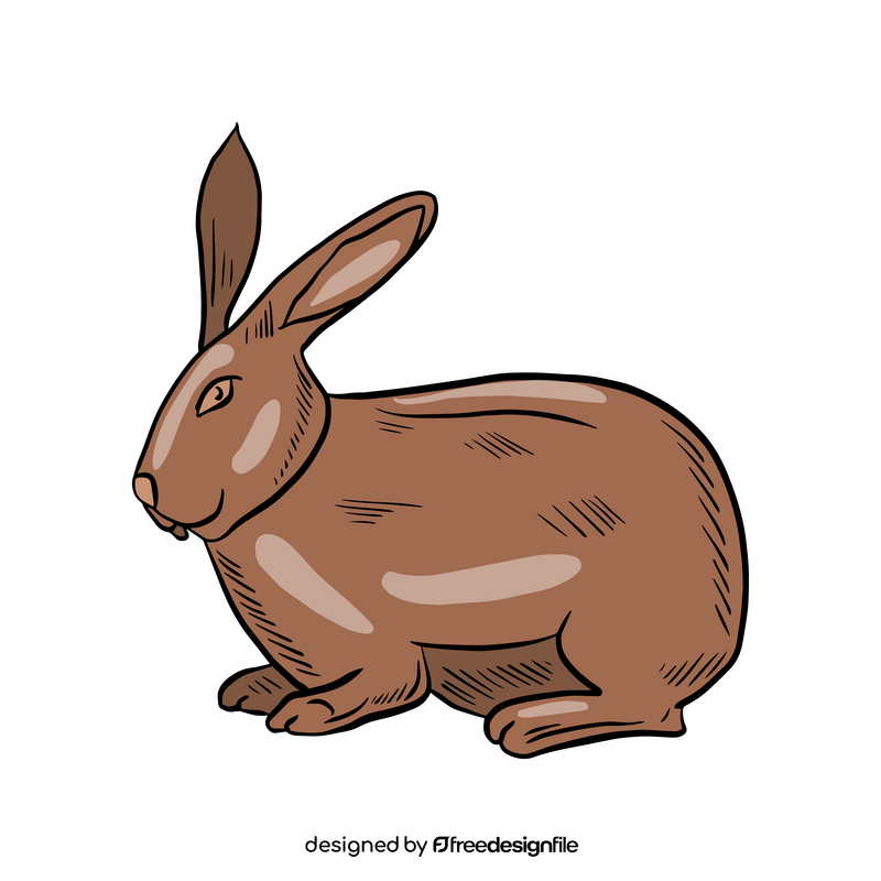 Rabbit animal cartoon clipart