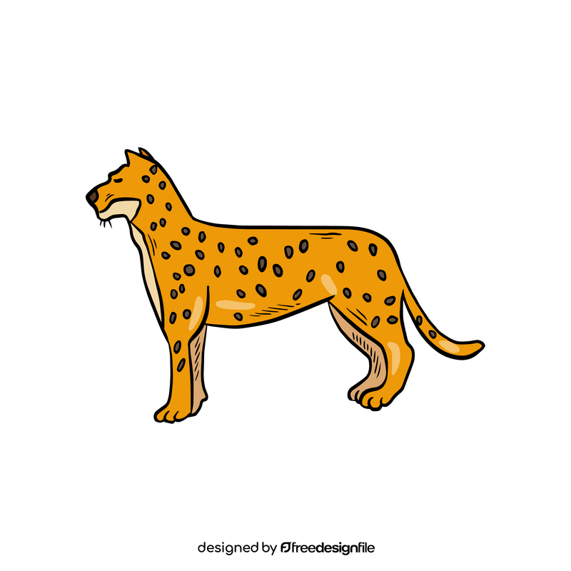 Leopard cartoon clipart