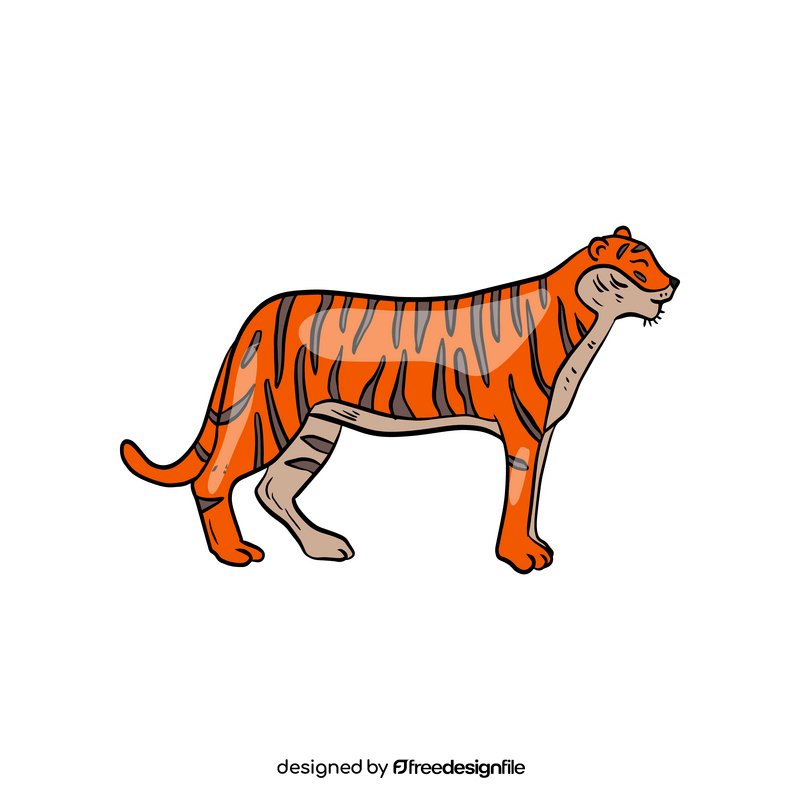 Tiger cartoon clipart