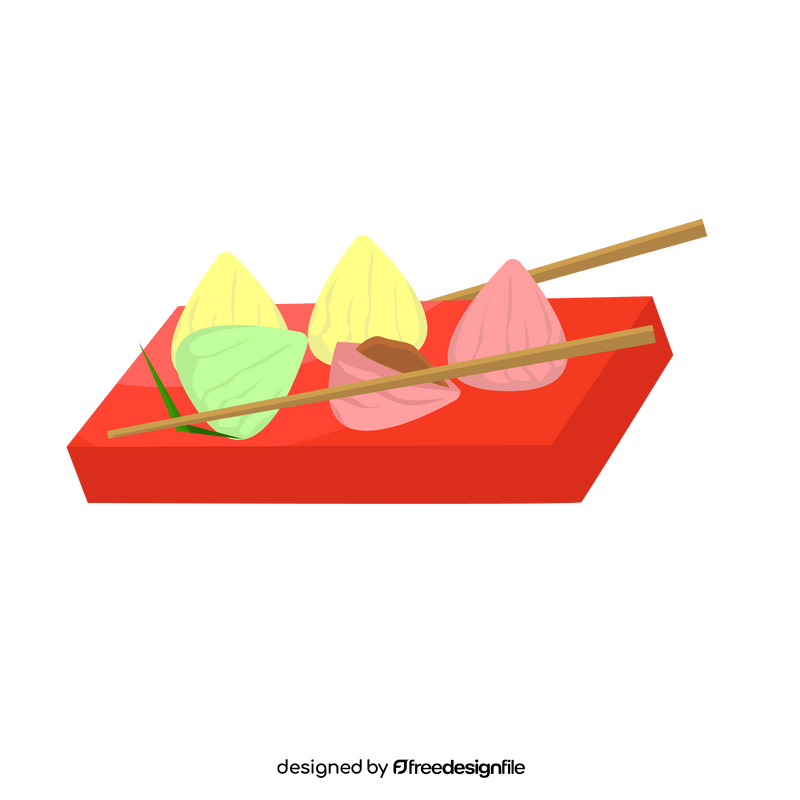 Mochi Japanese food clipart
