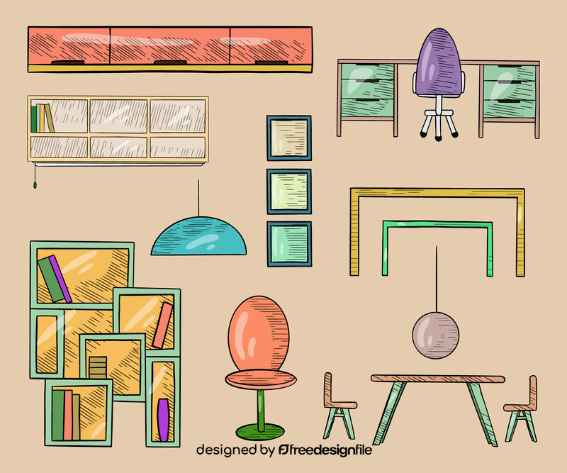 Childrens room vector