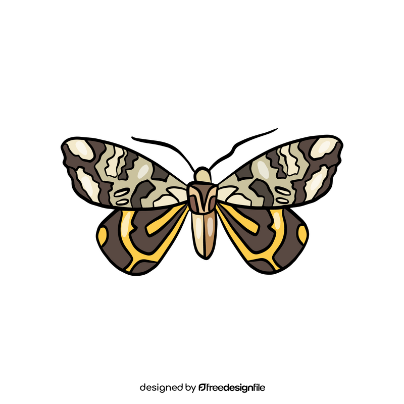 Butterfly pest clipart