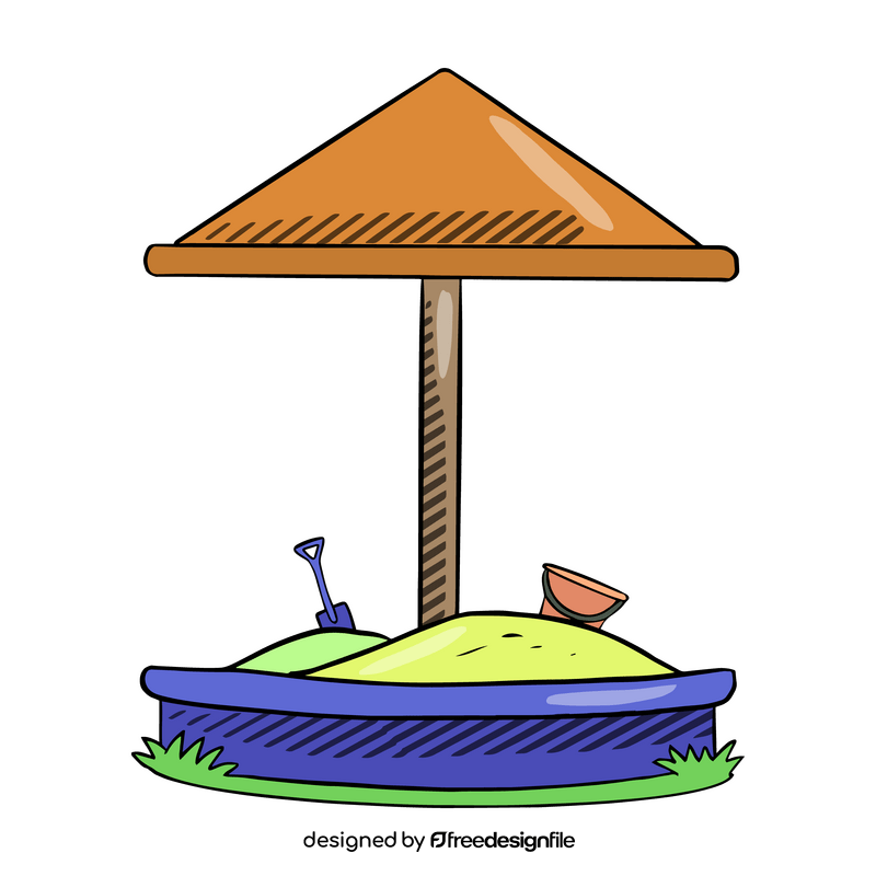 Kindergarten sandbox clipart