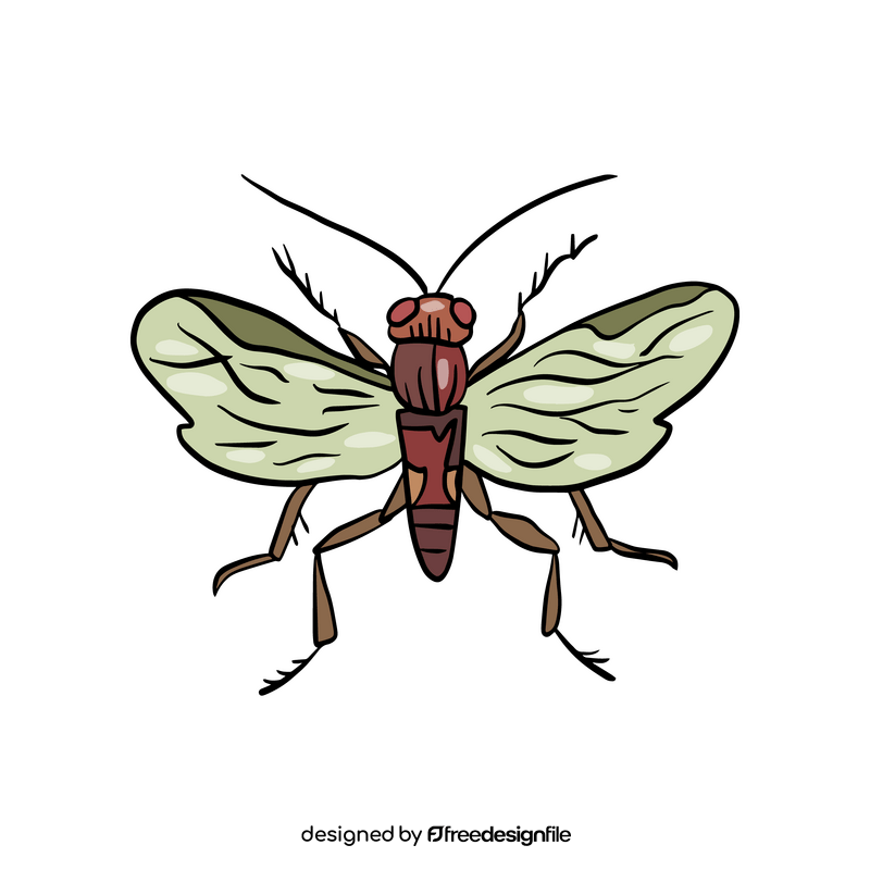 Flying insect clipart