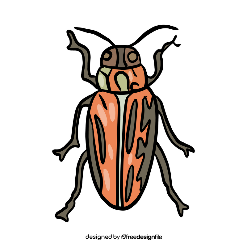 Forest insect clipart