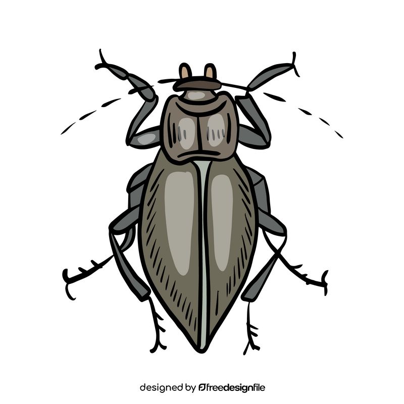 Forest beetle clipart