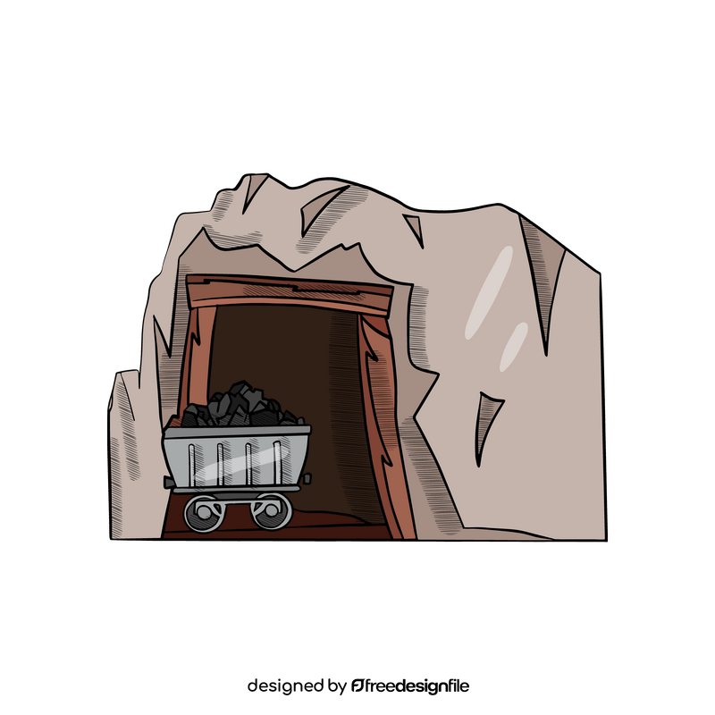 Mine entrance clipart