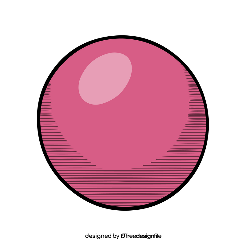 Pink pill drawing clipart