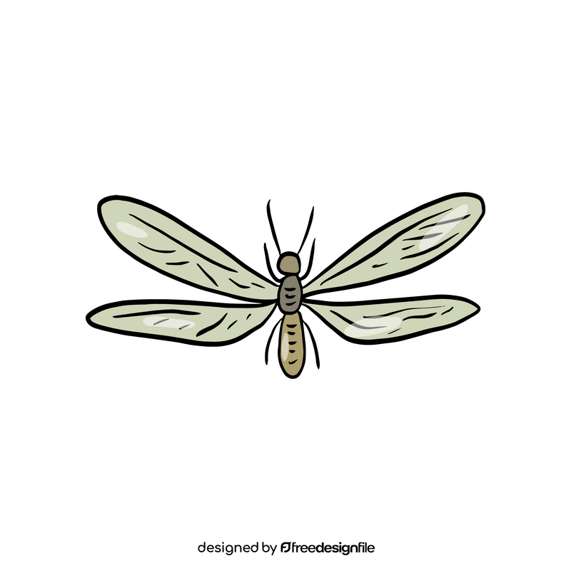 Dragonfly insect clipart