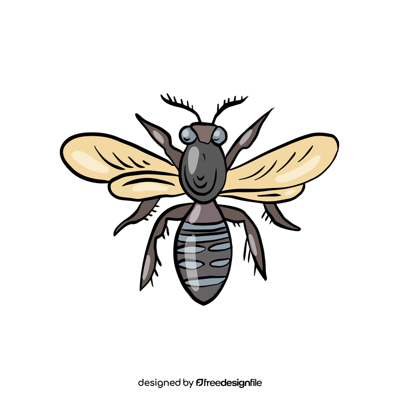 Wasp insect clipart