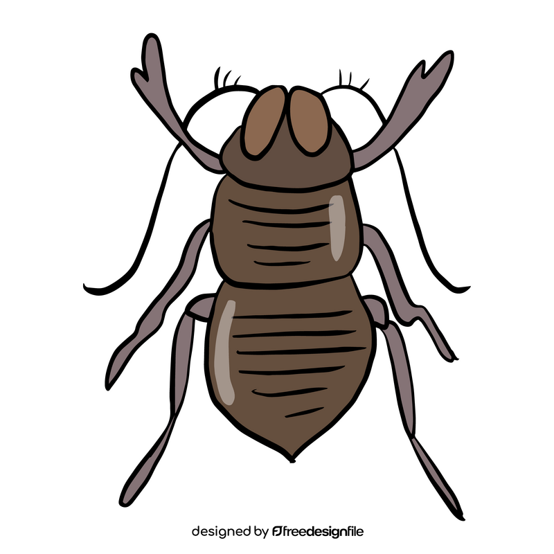 Crawling insect clipart