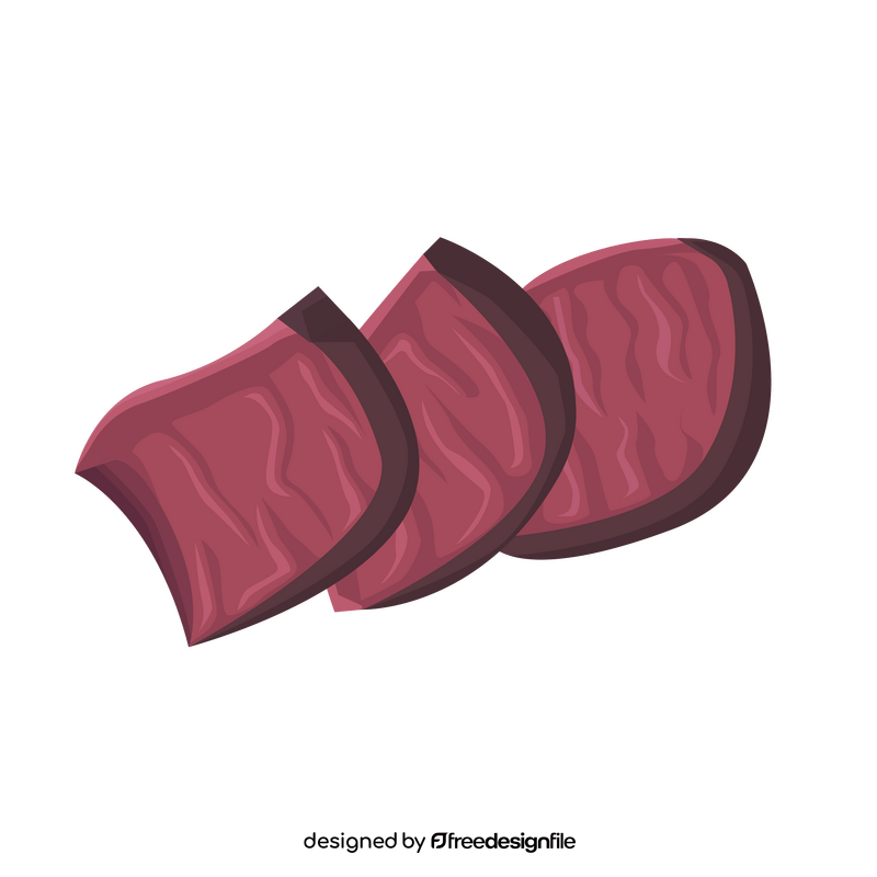 Biltong South African meat food clipart