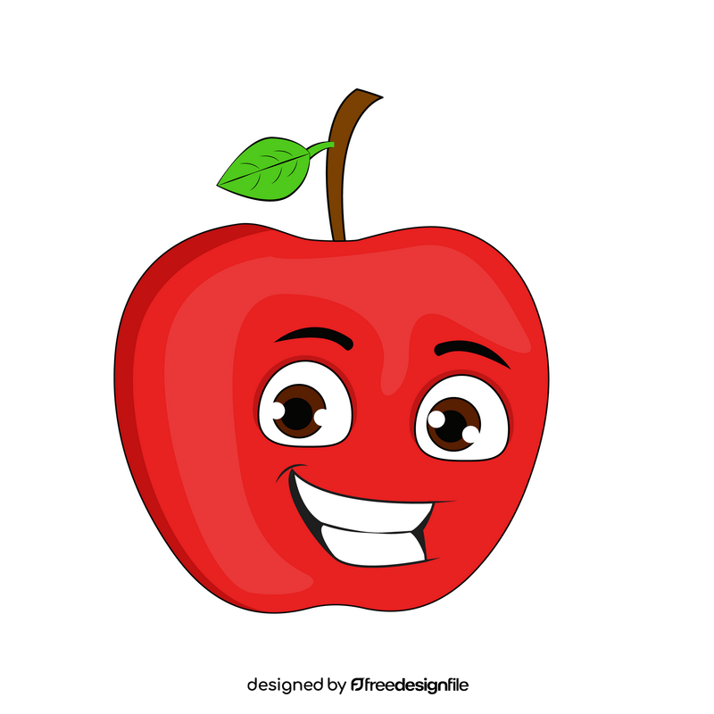 Apple cartoon clipart