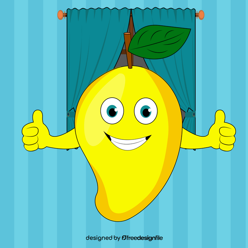 Mango cartoon vector