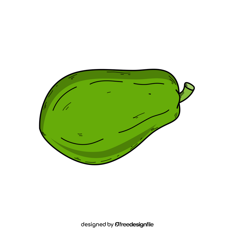 Papaya drawing clipart