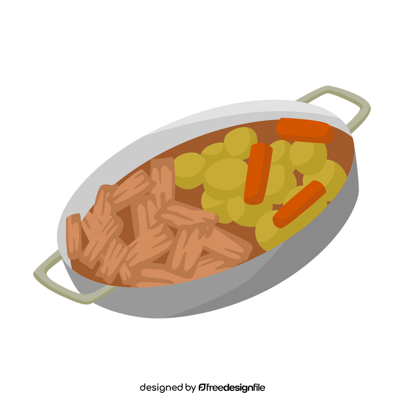 Pot roast clipart