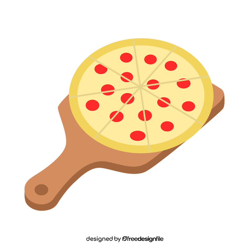American pizza clipart