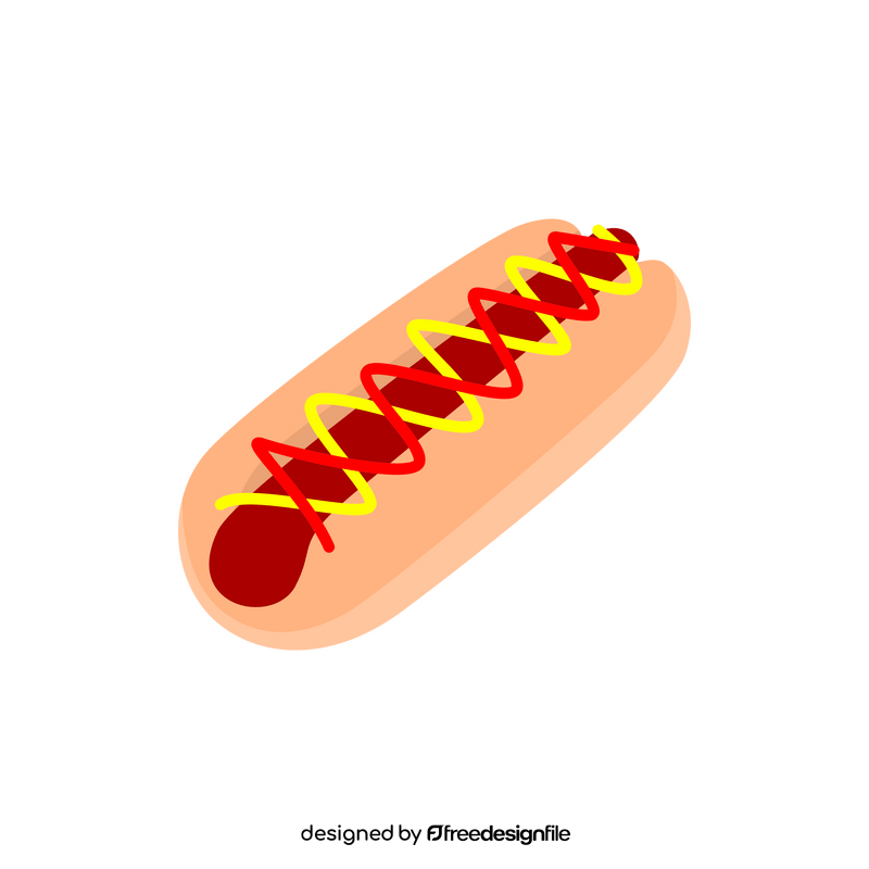 Hot dog clipart