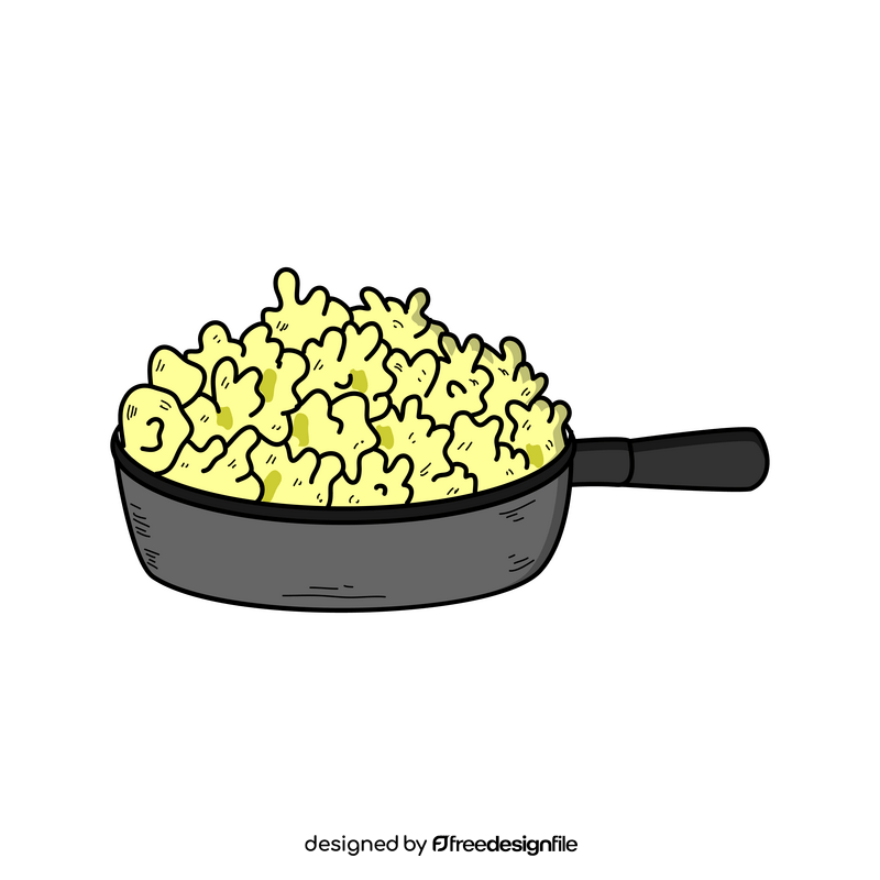 Popcorn bowl clipart