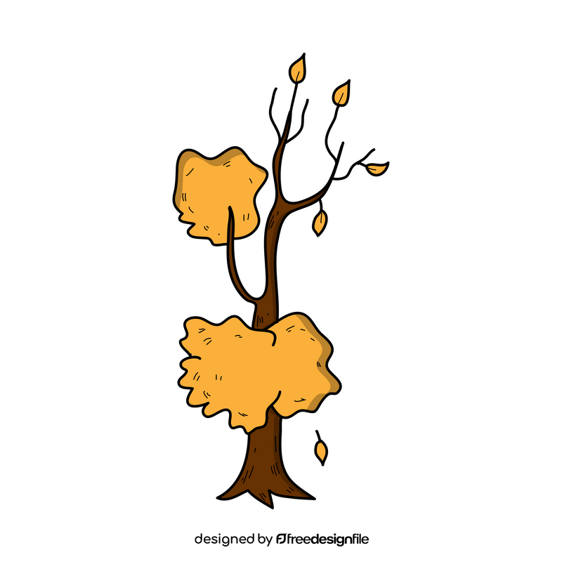 Fall autumn tree clipart