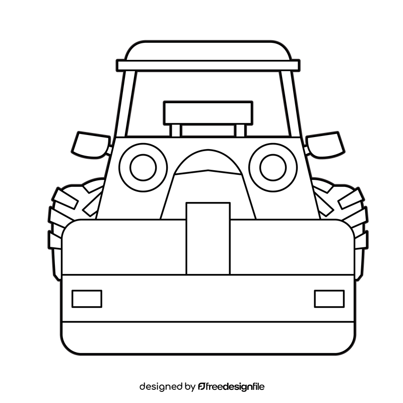Bob The Builder, Roley road roller drawing black and white clipart