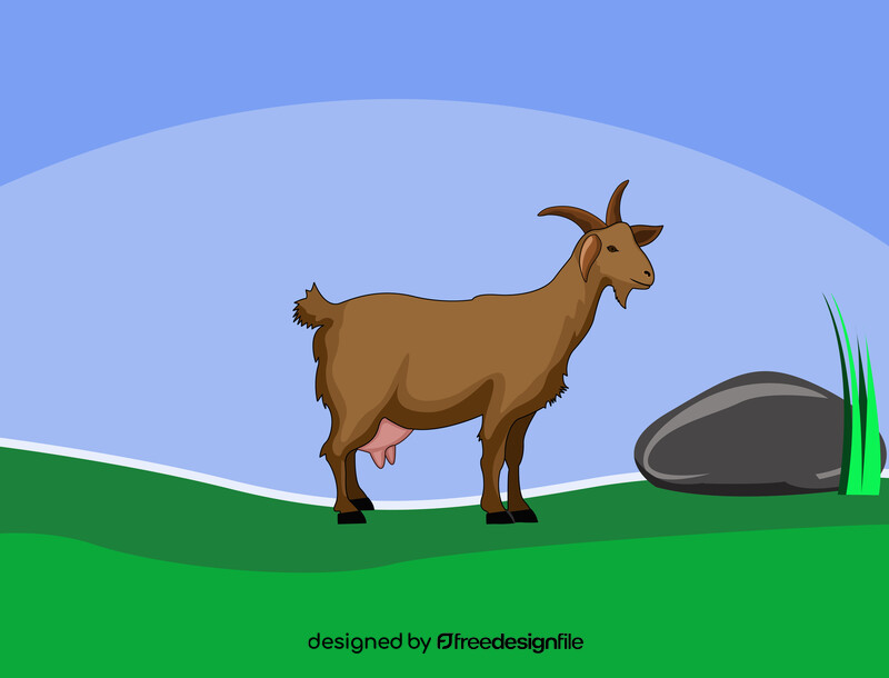Goat vector