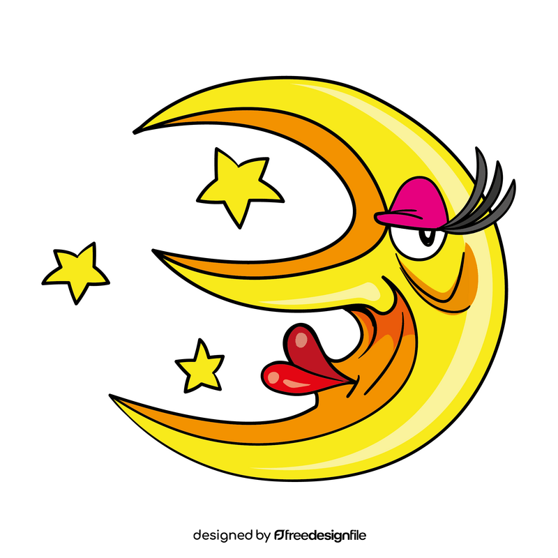 Moon cartoon clip art free download