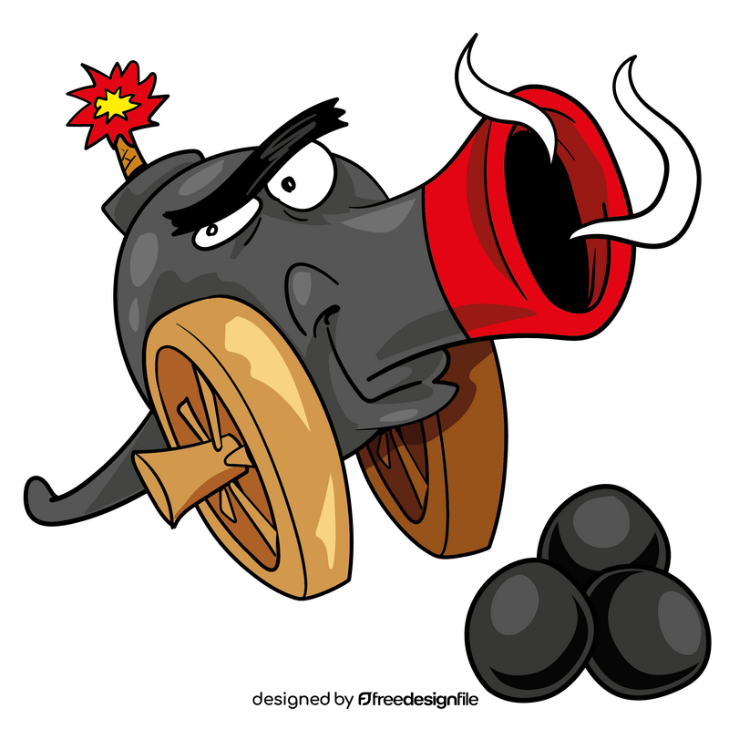 Cannon cartoon clip art