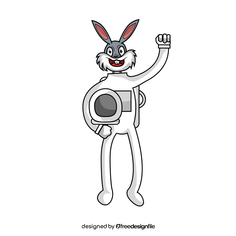 Bugs Bunny astronaut clipart